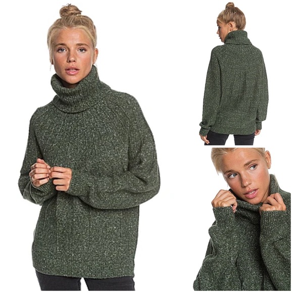 Roxy Tops - Roxy Love Last Forever Turtle Neck Sweater